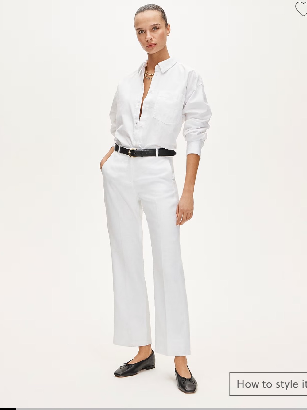 J. Crew NWT White Kaya Linen Blend Pants Women's Size 12P Career Casual $148